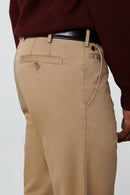 Roma Stretch Waistband Trouser - Camel