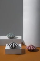 Lagos Candleholder - Green Stripe