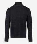 Cable 1/2 Zip Jumper - Navy