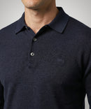 Fine Merino Polo - Navy