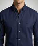 Stretch Pique Shirt - Navy