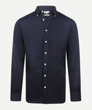 Stretch Pique Shirt - Navy