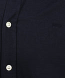 Stretch Pique Shirt - Navy