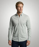Stretch Pique Shirt - Light Olive