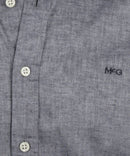 Cotton/Linen Shirt - Navy