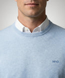 Round Neck Jumper - Light Blue