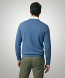Round Neck Jumper - Vintage Blue