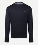 Round Neck Jumper - Navy