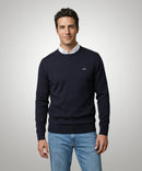 Round Neck Jumper - Navy
