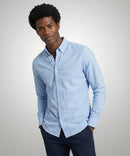 Stretch Oxford Shirt - Light Blue