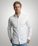 Stretch Oxford Shirt - White