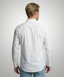 Stretch Oxford Shirt - White