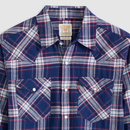 Western Standard Fit Shirt - Hawley Plaid Blue Depths