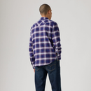 Western Standard Fit Shirt - Hawley Plaid Blue Depths