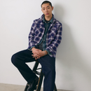 Western Standard Fit Shirt - Hawley Plaid Blue Depths