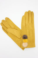 Fur Ball Glove - Mustard