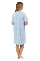 Cotton 36 L Nightdress - Blue
