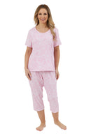 Cotton 3/4 Pyjama - Pink