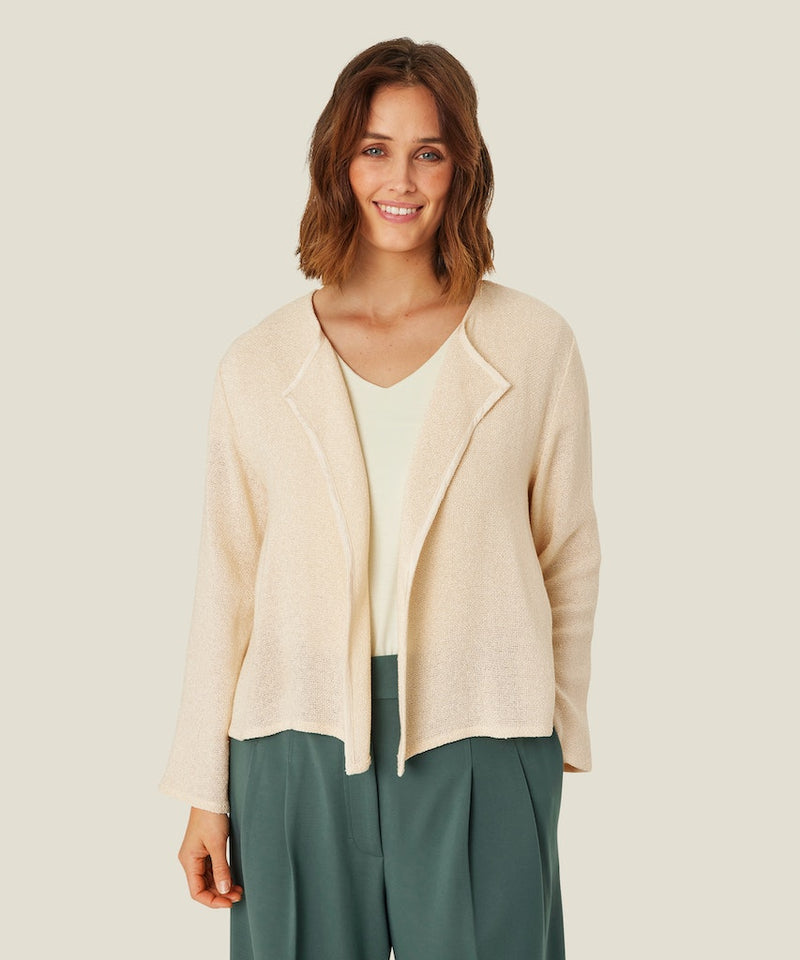 Julitta Long Sleeve Jacket - Whitecap