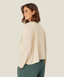 Julitta Long Sleeve Jacket - Whitecap