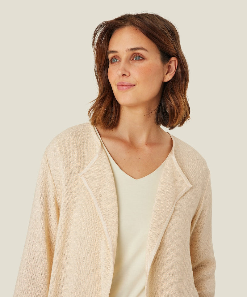 Julitta Long Sleeve Jacket - Whitecap
