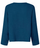 Julitta Long Sleeve Jacket - Moonlight Ocean