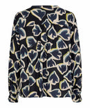 Bonitai Print Blouse - Maritime Blue