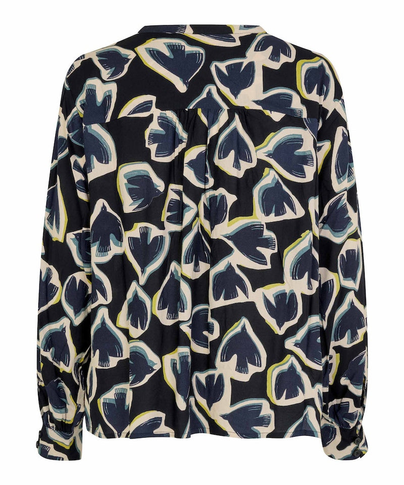 Bonitai Print Blouse - Maritime Blue