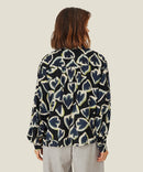 Bonitai Print Blouse - Maritime Blue