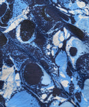 Kata V Neck Print Top - Powder Blue