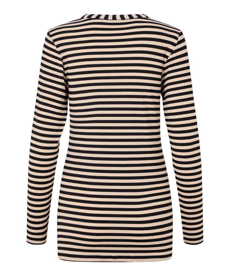 Doritla Stripe T-Shirt - Black