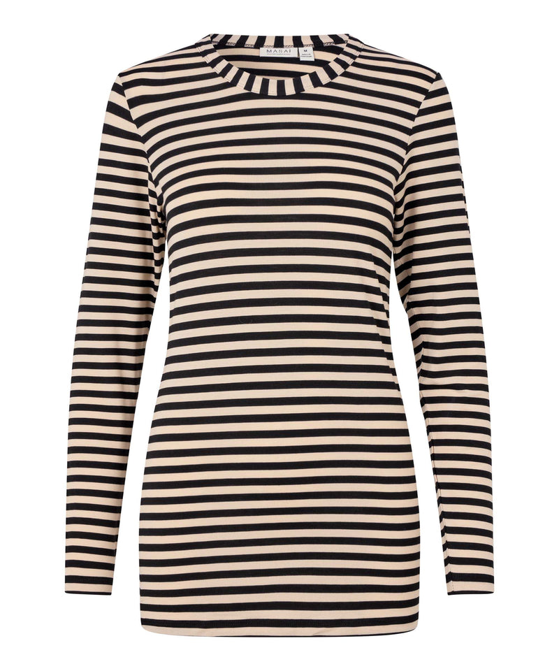 Doritla Stripe T-Shirt - Black