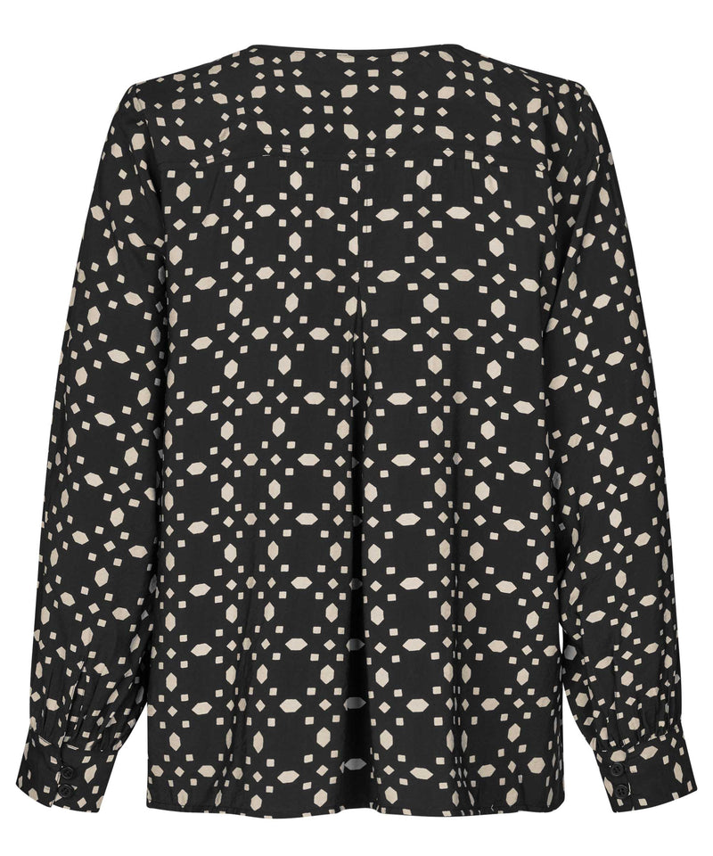 Doella Print Jumper - Black