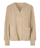 Junte V Neck Cardigan - Fog