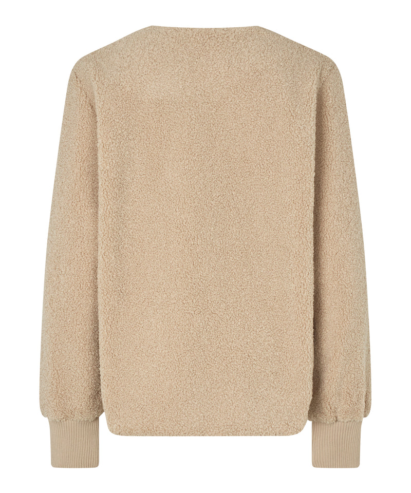 Junte V Neck Cardigan - Fog