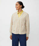 Junte V Neck Cardigan - Fog