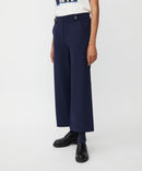 Paxora Wide Leg Trouser - Navy Blazer