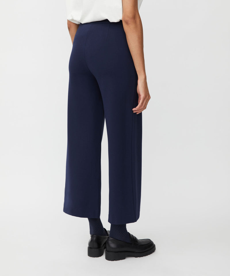 Paxora Wide Leg Trouser - Navy Blazer