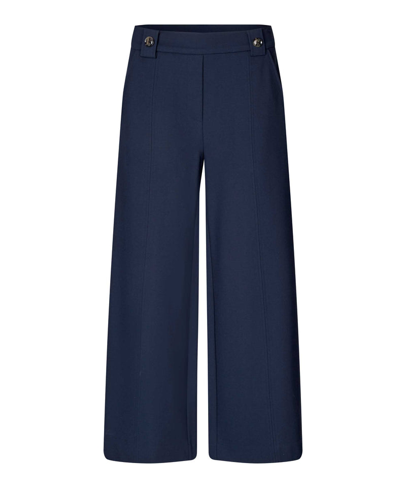 Paxora Wide Leg Trouser - Navy Blazer