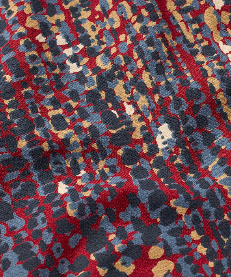 Namo Print Dress - Red Dahlia