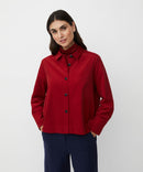 Iowa Button Cardigan - Red Dahlia