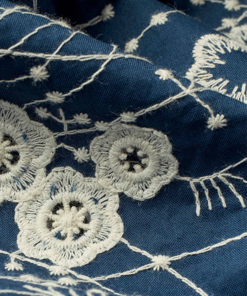 Dixie Print Blouse - Sargasso Sea