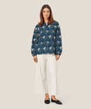 Dixie Print Blouse - Sargasso Sea