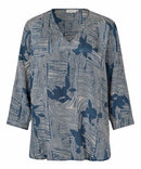 Braekyn 3/4 Sleeve Shirt - Sargasso Sea