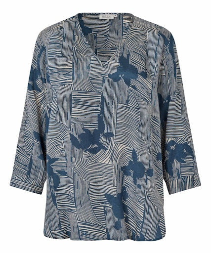 Braekyn 3/4 Sleeve Shirt - Sargasso Sea