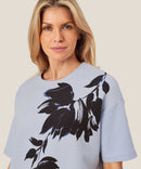 Dominan Front Print T-Shirt - Heather