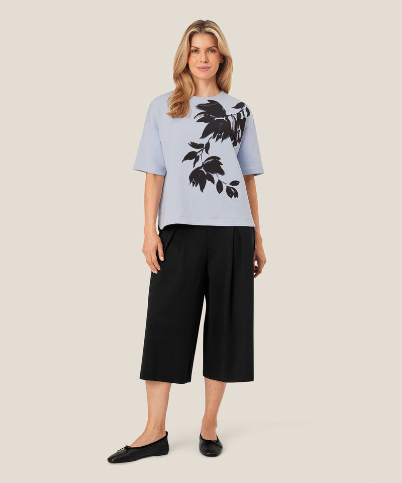 Dominan Front Print T-Shirt - Heather