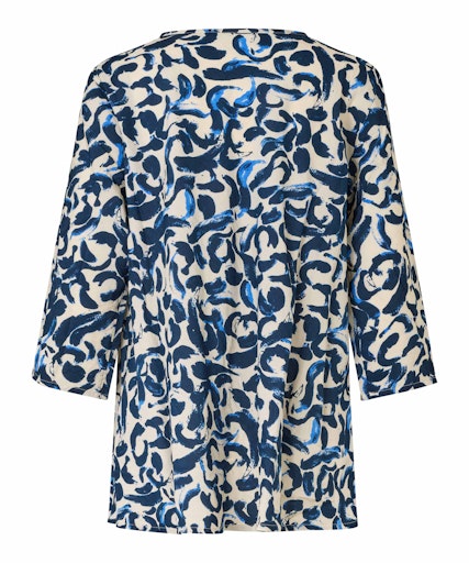 Kata 3/4 Sleeve Print Shirt - Ultramarine