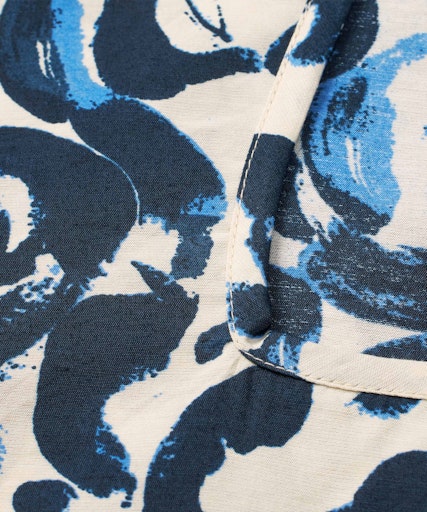 Kata 3/4 Sleeve Print Shirt - Ultramarine