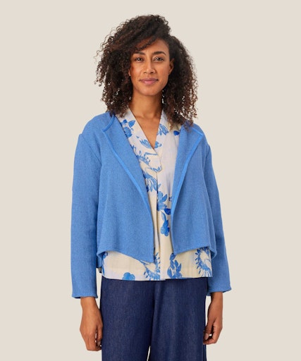 Julitta Long Sleeve Jacket - Ultramarine